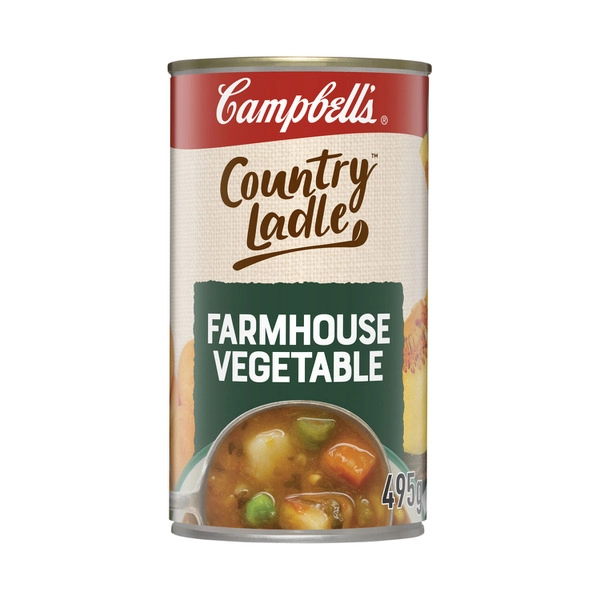 Campbells Country Ladle CAMPBELLS COUNTRY LADLE SOUP:VEGETABLE FARMHOUSE:.:495 GRAM 