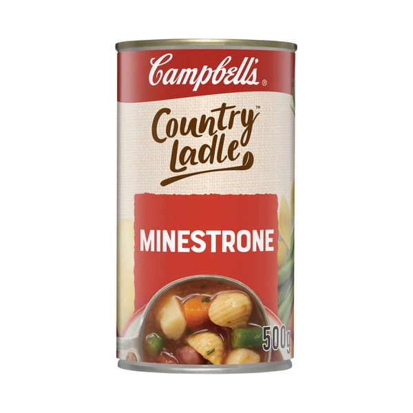 Campbells Country Ladle CAMPBELLS COUNTRY LADLE SOUP:MINESTRONE:.:495 GRAM 