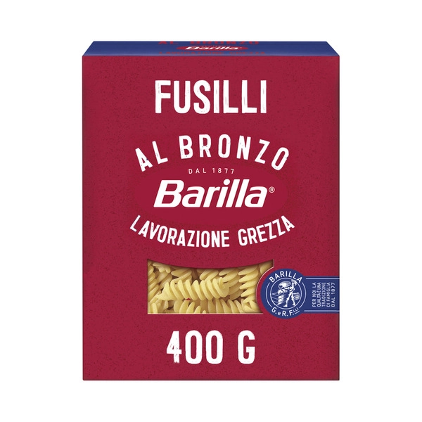 Barilla Al Bronzo Pasta Fusilli 400g