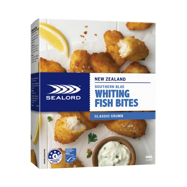 Sealord Southern Blue Whiting Bites 400g