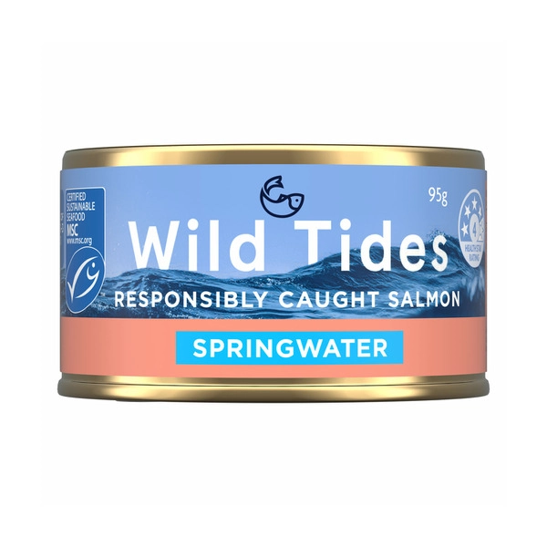 Wild Tides Salmon In Springwater 95g