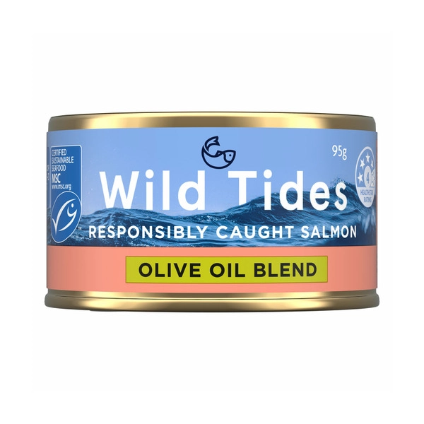 Wild Tides Salmon In Olive Oil 95g