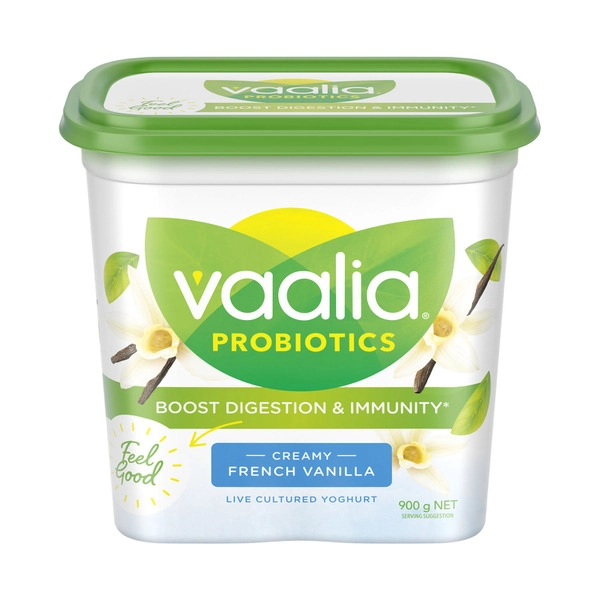 Vaalia French Vanilla Low Fat Yoghurt 900g