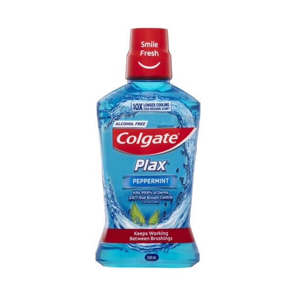 Colgate Plax Peppermint Dental Mouthwash 500mL