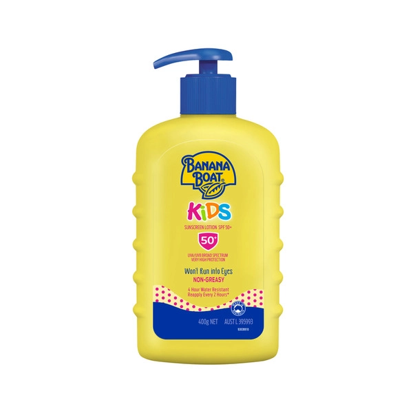 Banana Boat SPF 50+ Kids Sunscreen Pump 400g