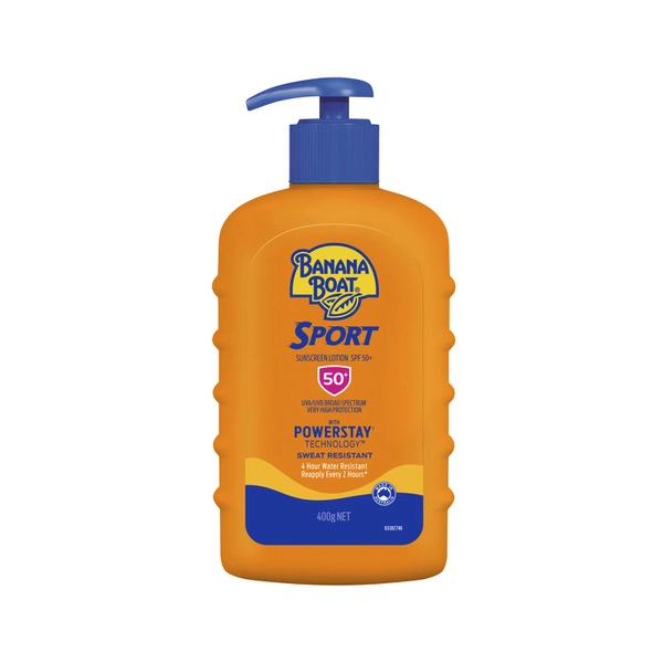 Banana Boat SPF 50+ Sunscreen Sport 400g