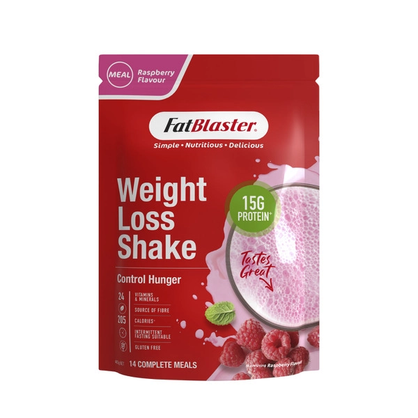 Naturopathica Fat Blaster Weight Loss Shake Raspberry 465g