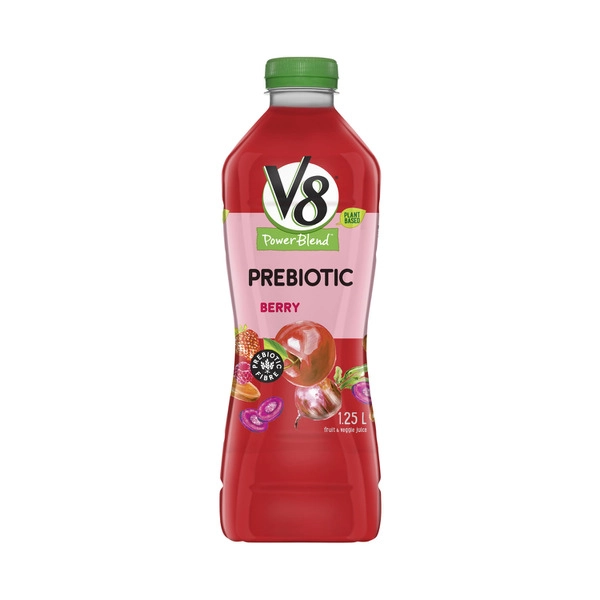 Campbells V8 Power Blend Prebiotics Juice Berry 1.25L