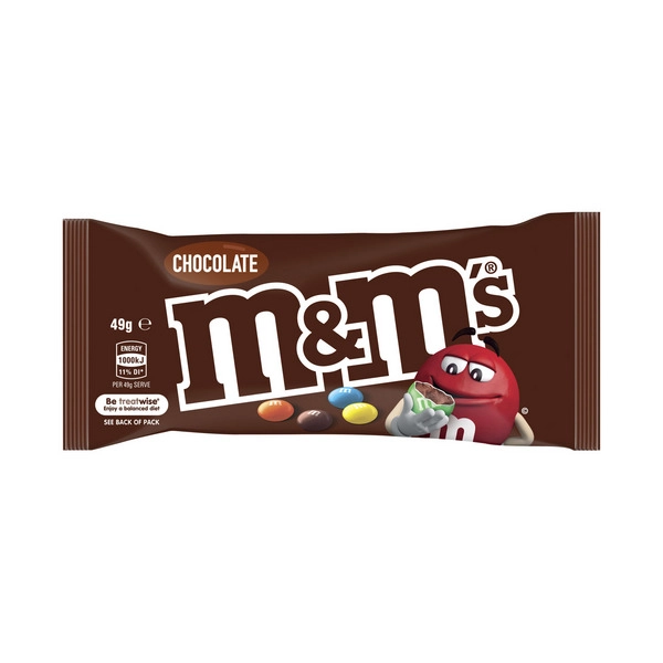 M&M'S Milk Chocolate Snack Bag 49g