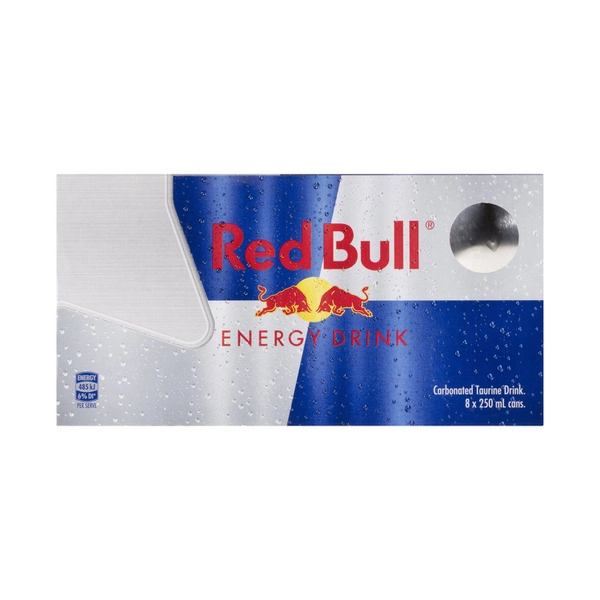 Red Bull Energy Drink Multipack Cans 8x250mL 8 pack