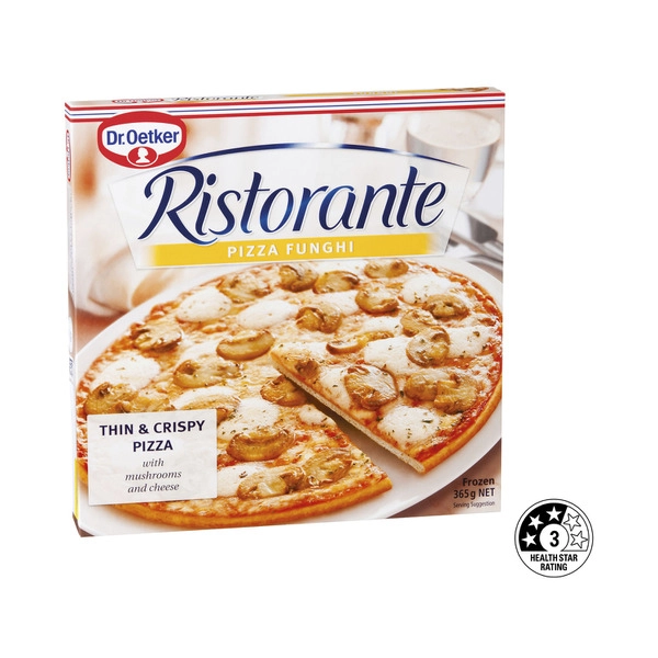 Dr. Oetker Frozen Ristorante Funghi Mushroom Pizza 365g