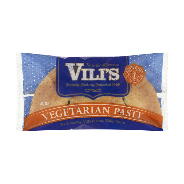 Vilis Dairy Pastie Vegetarian 150g