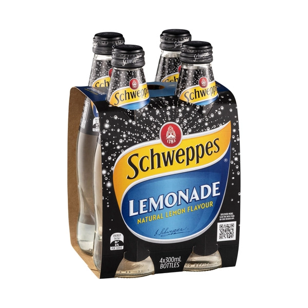 Schweppes Mixers 300ml SCHWEPPES MIXERS LEMONADE 4X300ML:LEMONADE:.:4PACK 