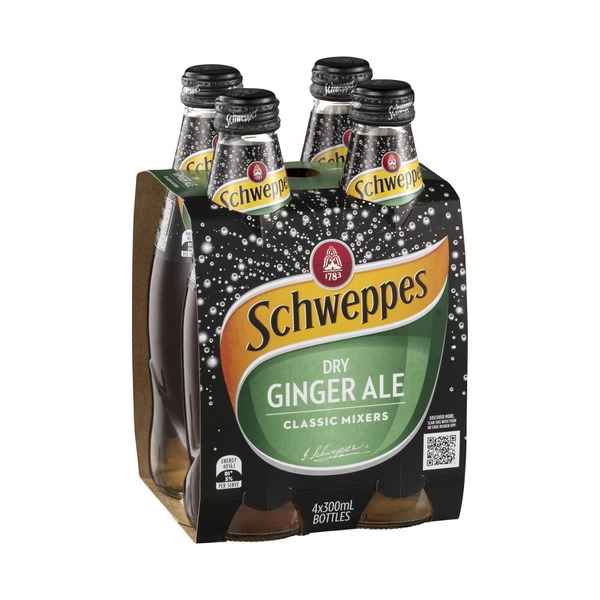 Schweppes Mixers SCHWEPPES MIXERS DRY GINGER ALE 4X300ML:DRY GINGER:.:4PACK 