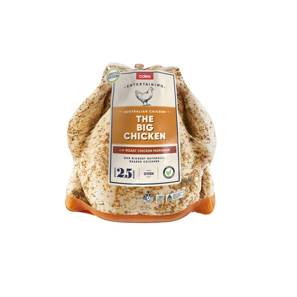 Coles Rspca Big Chicken 3.2kg 3.2kg