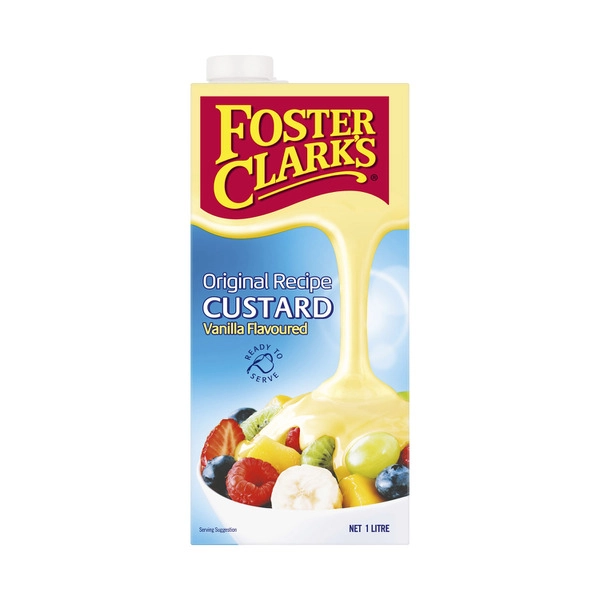 Foster Clarks Original Recipe Vanilla Flavoured Liquid Custard 1L