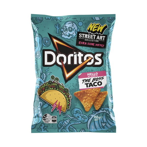 Doritos Street Art Corn Chips The Boss Taco 150g