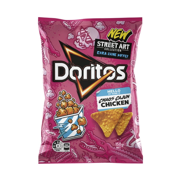 Doritos Corn Chips Chaos Cajun Chicken 150g