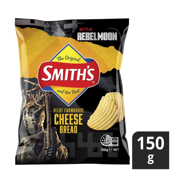 Smiths Crinkle Cut Potato Chips Farmhouse Cheesy 150g