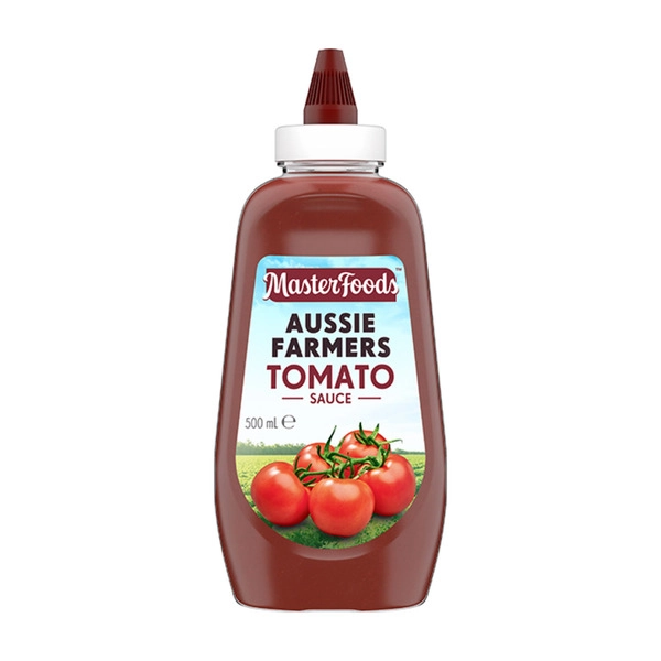 Masterfoods Aussie Farmers Tomato Sauce 500mL