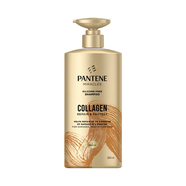 Pantene Miracles Collagen Repair & Protect Shampoo 650mL