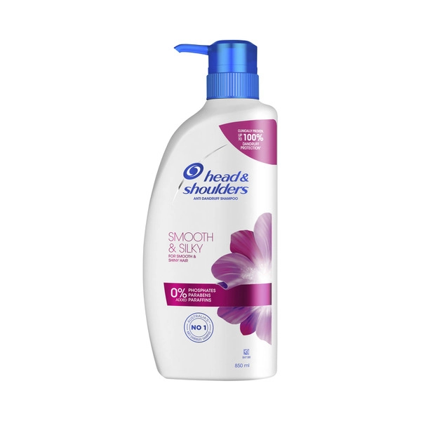 Head & Shoulders Smooth & Silky Shampoo 850mL