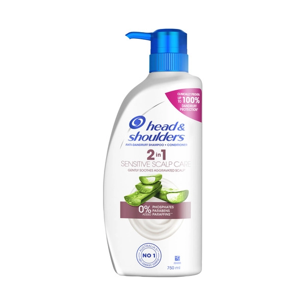 Head & Shoulders Sensitive Scalp Care 2 In 1Anti-Dandruff Shampoo & Conditioner 750mL