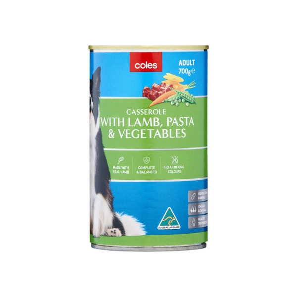 Coles Dog Food Casserole Lamb & Vegetables 700g