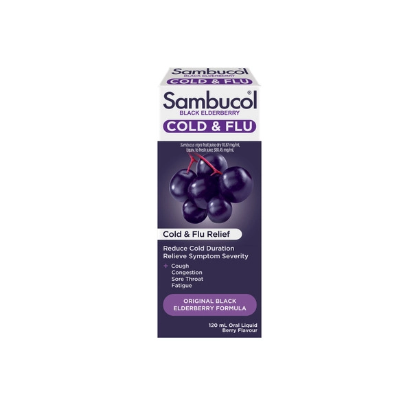 Sambucol Cold & Flu Liquid 120mL