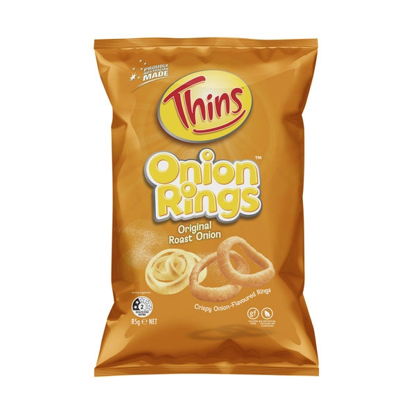 Thins Onion Rings Original Salted 85g