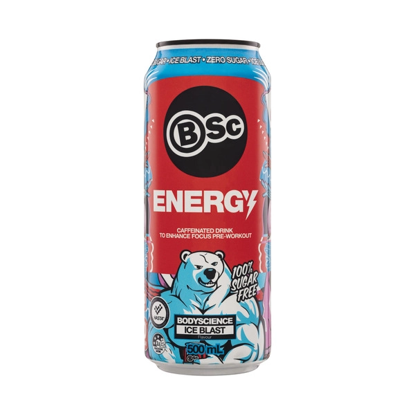 BSc Bodyscience Energy Drink Ice Blast 500mL