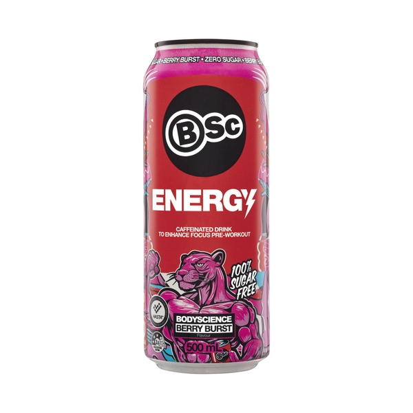 BSc Bodyscience Energy Drink Berry Burst 500mL