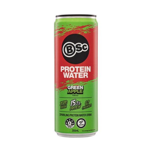 BSc Bodyscience Protein Water Green Apple 355mL