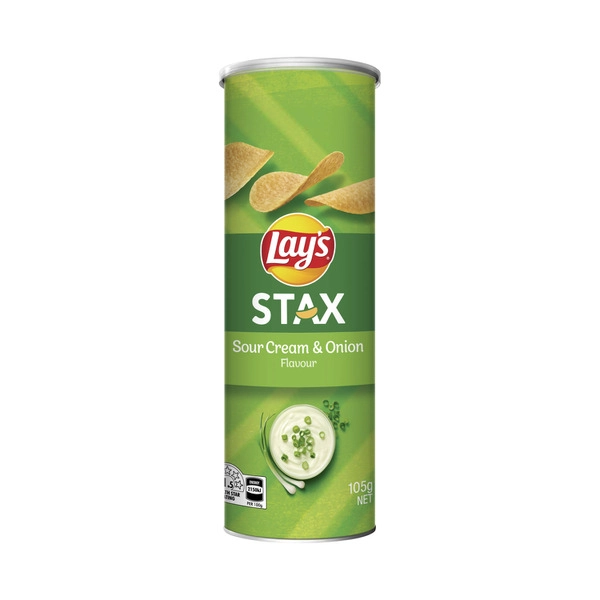 Lay's Stax Sour Cream & Onion 105g