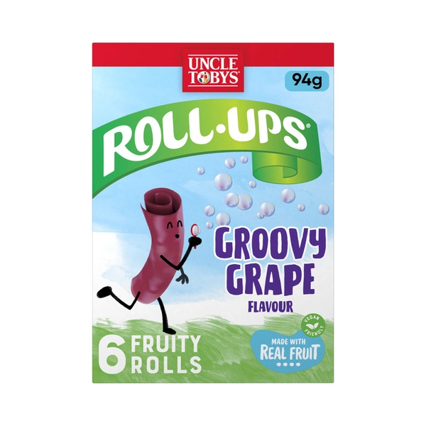 Uncle Tobys Roll Ups UNCLE TOBYS ROLL UPS GROOVY GRAPE 94G 