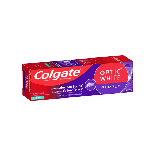 Colgate Optic White Purple Toothpaste 100g