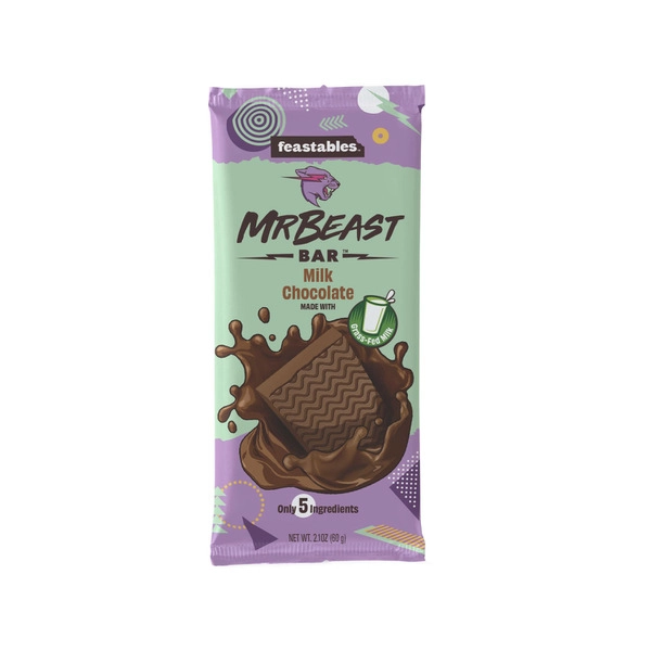 Mr. Beast Feastables Milk Chocolate 60g