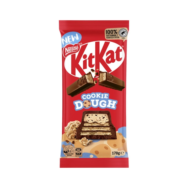 Nestle Block Chocolate KITKAT COOKIE DOUGH BLOCK CHOCOLATE 170G 