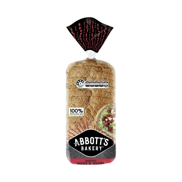 Abbott's Bakery Harvest Seeds And Grain Bread 750g