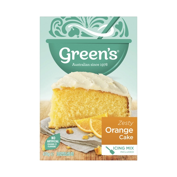 Green's Traditional Zesty Orange Cake Mix 470g