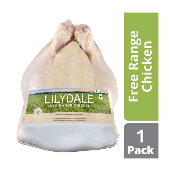 Lilydale Free Range Whole Chicken approx. 1.27kg each