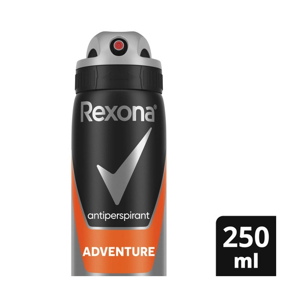 Rexona Men's Antiperspirant Aerosol Deodorant Adventure 250mL