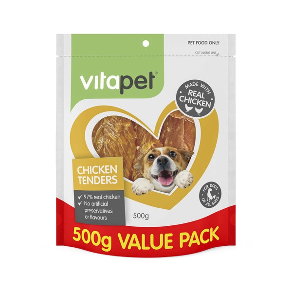 Vitapet Dog Treat Chicken Tenders 500g