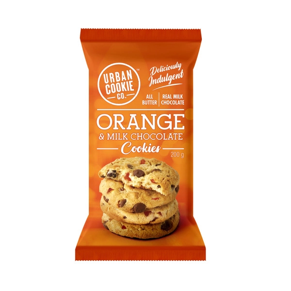 Urban Cookie Co Premium URBAN COOKIE CO PREMIUM COOKIES:CHOCOLATE ORANGE:.:200 GRAM 