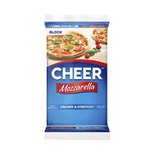 Cheer Cheese Block Mozzarella 400g