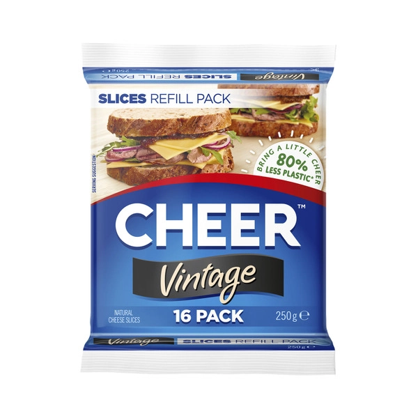 Cheer Vintage Cheese Slices 250g