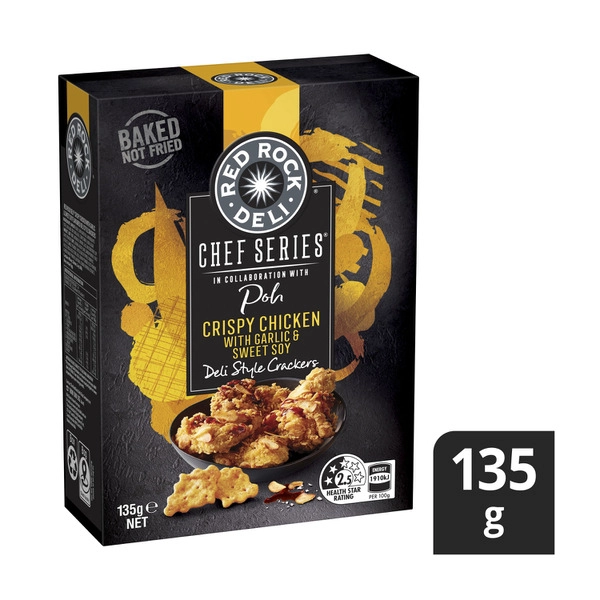 Red Rock Deli Style Poh Cracker Chicken Garlic Soy 135g