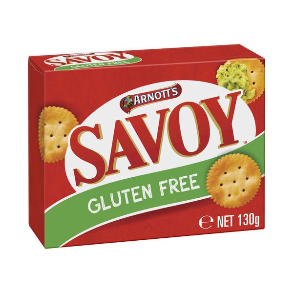 Arnotts Gluten Free Savoy Crackers Original 130g