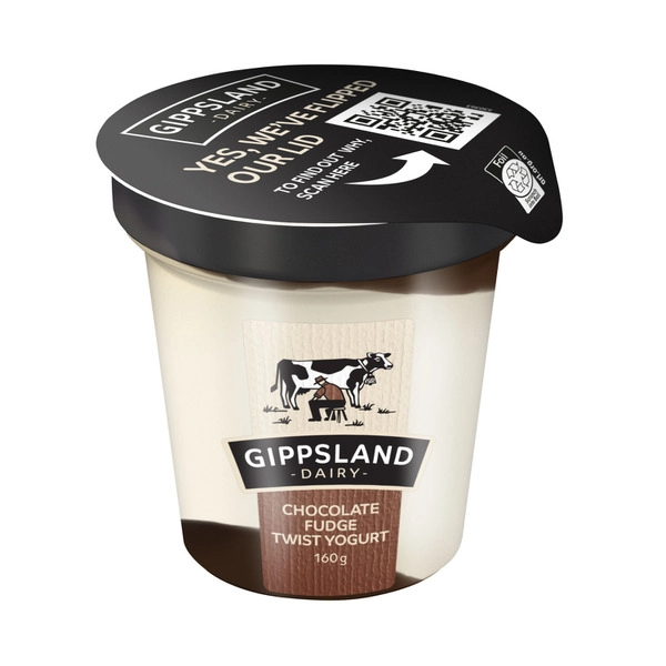 Gippsland Dairy Twist Yogurt Chocolate Fudge 160g