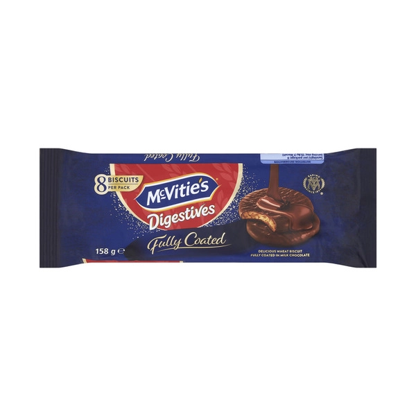 Mcvities Digestives Fully Coated Chocolate Biscuit 158g